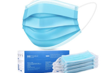 100 Disposable Face Masks for $3.70!!