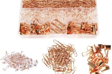 Large Rose Gold Office Supply Kit for $6.00!