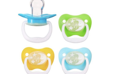 Pack of 4 Mama Bear Glow-in-the-Dark Baby Pacifiers As Low As $6.45 Shipped!