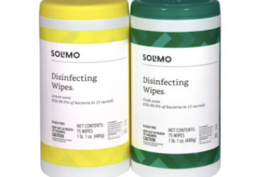 Amazon Brand – Solimo Disinfecting Wipes Just $5.99!