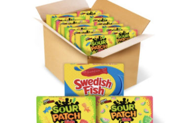 15 Sour Patch Kids and Swedish Fish Movie Theater Candy Boxes As Low As $11.49 Shipped!