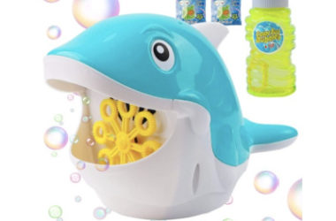 Dolphin Bubble Machine Only $8.39 (Reg. $14)!