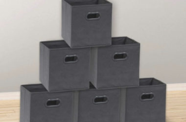 6 Pack Foldable Cube Storage Bins Only $19.99 (Reg. $30)!