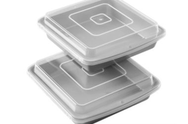2 Wilton Non-Stick 9-Inch Square Baking Pans Only $11.66!