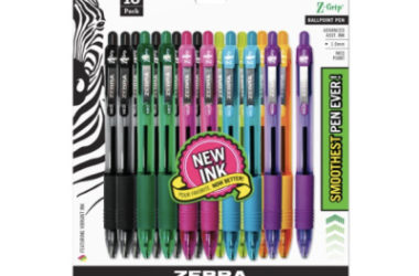 18 Zebra Pen Z-Grip Retractable Ballpoint Pens As Low As $7.60 Shipped!