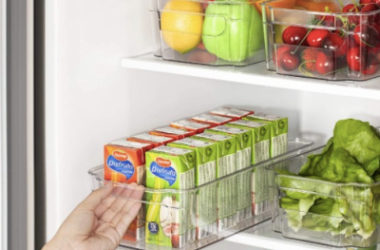 8 Clear Plastic Refrigerator Bins Only $22 (Just $2.75 Each)!