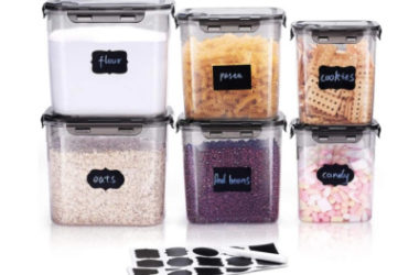 6Pc Food Storage Container Set Only $16 (Reg. $40)!