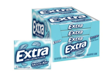 Pack of 10 Extra Smooth Mint Sugarfree Gum As Low As $5.00 Shipped!