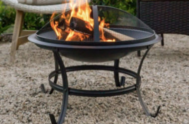 22in Steel Outdoor Patio Fire Pit Bowl Just $39.99 (Reg. $70)!