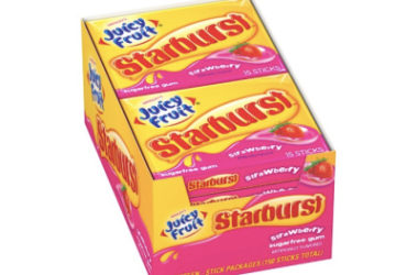 Juicy Fruit Starburst Chewing Gum, 10 Packs As Low As $5.14 Shipped!