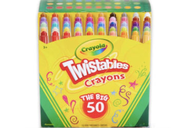 50 Crayola Twistables Crayons Only $8.69!