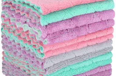 12 Microfiber Cleaning Cloths for just $5.99!