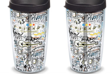 Friends Pattern Insulated Tumbler Only $12.60 (Reg. $19)!