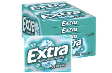 EXTRA Polar Ice Sugarfree Gum, Pack of 10, As Low As $5.30 Shipped!