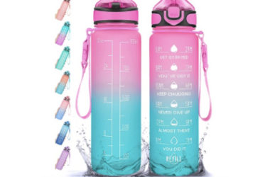 32oz Water Bottle with Straw Only $6.80 (Reg. $17)!