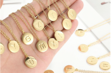 14K Gold Initial Necklace for $6.99 Shipped!