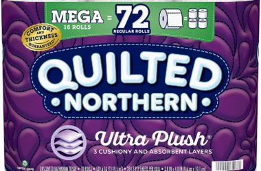 18 Quilted Northern Mega Rolls for $12.73!