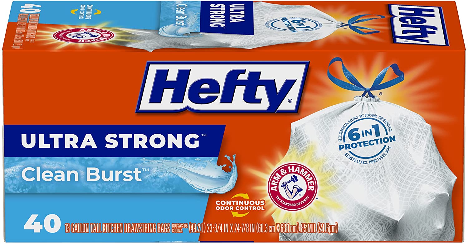 40Ct Hefty Trash Bags for 5.19! The Coupon Caroline