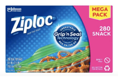 Ziploc Snack Bags As Low As $5.28 Shipped (Reg. $8.89)!