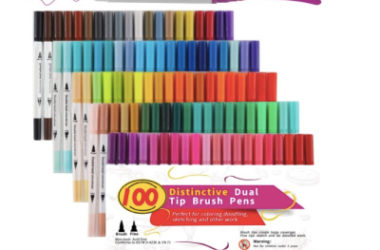 100 Dual Tip Markers Just $8.79 (Reg. $22)!