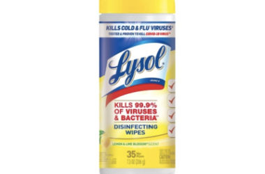 Lysol Disinfectant Wipes Just $2.34 (Reg. $12)!