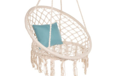 Cotton Macrame Hanging Chair Swing Just $44.99 (Reg. $110)!