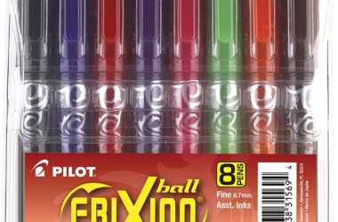 Eight Pilot Erasable Gel Pens for $7.25!