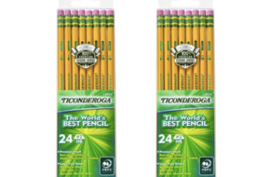 24 Ticonderoga Pencils Just $3.49 (Reg. $10)!