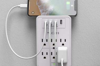 Surge Protector with 6 Outlets and 4 USB Ports for $9.59!