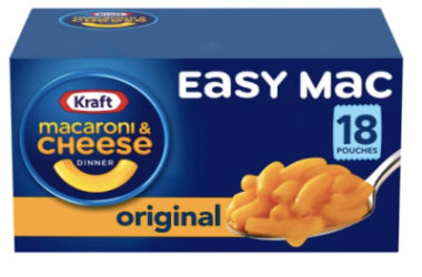 Kraft Easy Mac Original Macaroni & Cheese Just $5.50!