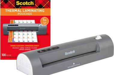 Scotch Laminator and 100 Pouches for $16.91 (Reg. $45.00)!