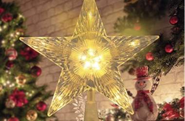 Yellow Christmas Tree Star for $7.99!
