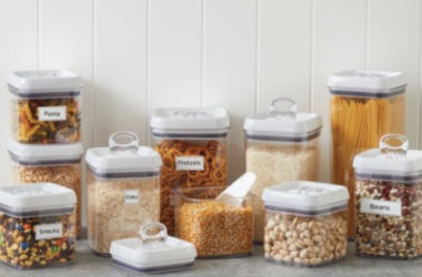 Better Homes & Gardens 10 pack Flip-Tite Food Storage Containers with Scoop and Labels Just $30!