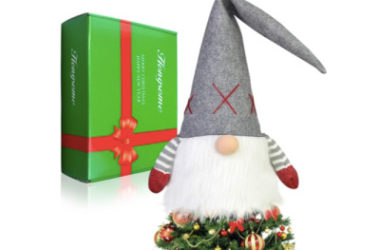 Gnome Christmas Tree Topper Just $11.89!