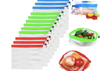 12 Reusable Produce Bags Only $5.59 (Reg. $9.59)!