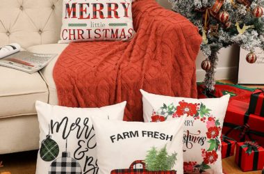 Four Christmas Pillow Covers for $7.34!