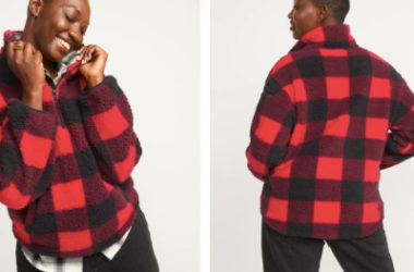 Cozy Sherpa Pullovers Just $14 (Reg. $45) and $12 for Kids!