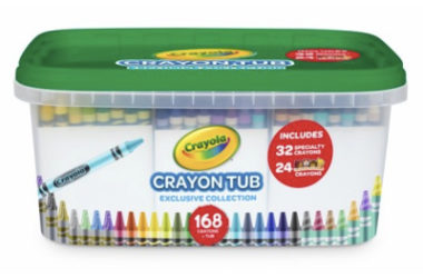 Crayola Crayon and Storage Tub Only $8.98 (Reg. $20)!