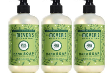 Mrs. Meyers Limited Edition Iowa Pine Scent Hand Soap Just $7.72!