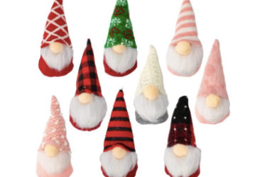 9 Christmas Gnome Ornaments Only $7.35 (Reg. $21)!