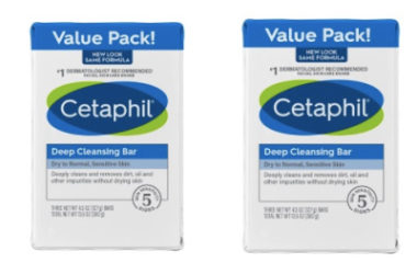 Cetaphil Bar Soap, Pack of 3, As Low As $7.21!