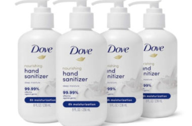 Dove Nourishing-Hand-Sanitizer Just $11.62 (Reg. $20)!