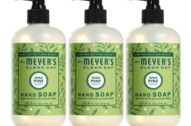 Mrs. Meyer’s Clean Day Liquid Hand Soap Only $8.97!
