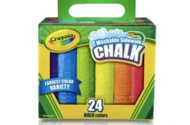 24ct Crayola Washable Sidewalk Chalk Only $2.73 (Reg. $12)!