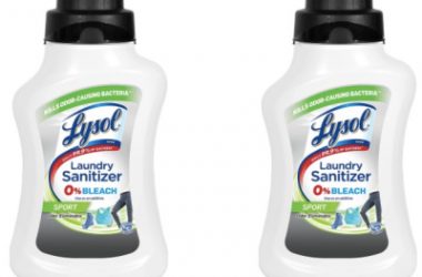 Lysol Laundry Sanitizer Additive, Sport As Low As $3.64 (Reg. $6.79)!