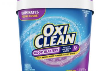 5lb Tub of OxiClean Odor Blasters Stain & Odor Remover As Low As $8.47!