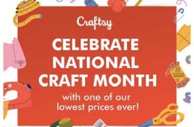 Celebrate Craft Month with a 1 Year Subscription to Craftsy for Just $1.99 (Reg. $90)!