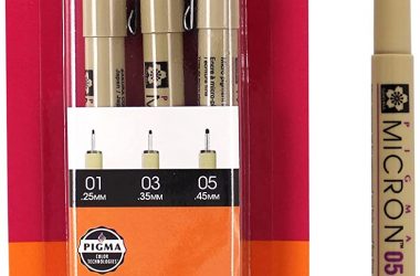 Sakura Pigma 3-Pack of Black Pens for $3.24!