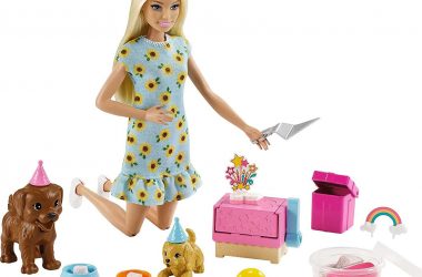 Barbie Puppy Party Playset for $9.99 (Reg. $19.99)!