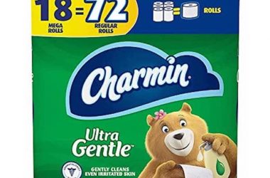18-ct Charmin Ultra Gentle Mega Roll for just $18.79!